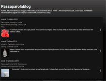 Tablet Screenshot of passaparolablog.com